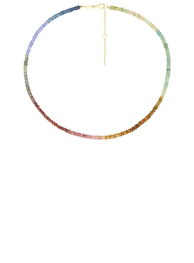 SHASHI AISHA 珠饰项链 绿色REVOLVE小众新款