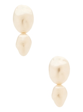 Lele Sadoughi ESTATE 耳饰 白色 REVOLVE小众新款