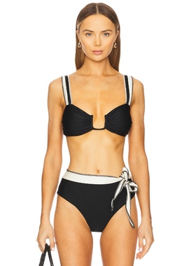 BOAMAR CHLOE 比基尼文胸上装 黑色 y2k辣妹风REVOLVE小众新款