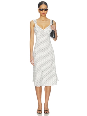 Frankies Bikinis AURORA SATIN MIDI 裙子 revolve小众新款