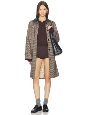 ASTR the Label RAIDEN 外套 棕色REVOLVE小众新款