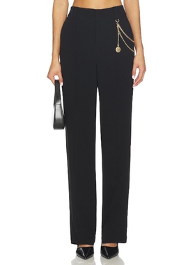 Cinq a Sept ALAINA 长裤 黑色 美式休闲风REVOLVE小众新款