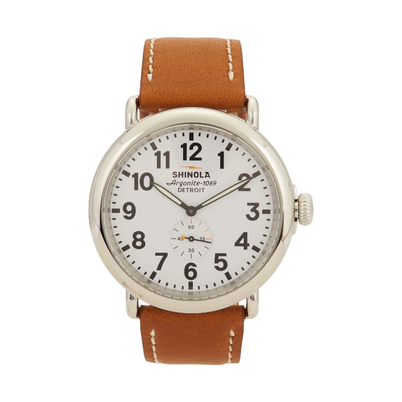 Shinola RUNWELL 手表 棕色 REVOLVE小众新款