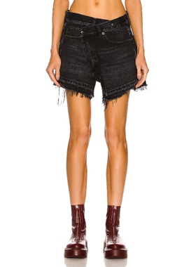 R13 短裤REVOLVE时尚小众新款