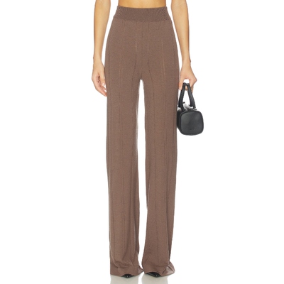 REMAIN 轻薄针织裤 棕色 美式休闲风REVOLVE小众新款