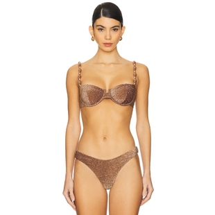 巧克力色REVOLVE小众新款 DEVON 比基尼文胸上装 LYDIA WINDSOR