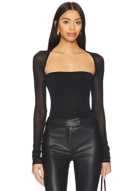 NBD MAGALI 上装 黑色 y2k辣妹风REVOLVE小众新款