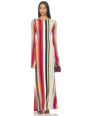 Cala de la Cruz AMAY 裙子 revolve小众新款 Red, Cream