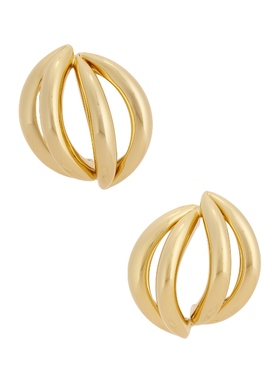 Jennifer Fisher INTERLOCKING 耳饰 金属金色REVOLVE小众新款