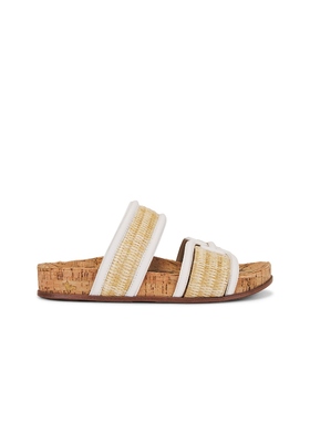 Sam Edelman厚底编织拖鞋棕黄色复古风凉鞋REVOLVE女鞋