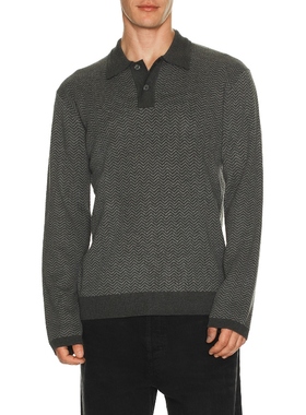 Rails HERRINGTON POLO 衫 黑色REVOLVE小众新款