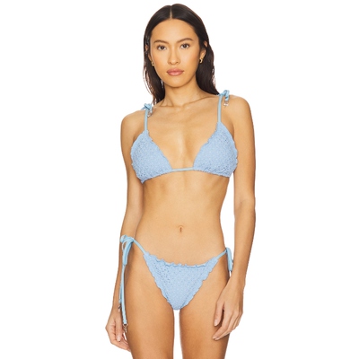 Seafolly SLIDE TRI 比基尼文胸上衣 Baby BlueREVOLVE