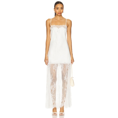 Show Me Your Mumu CELINE 蕾丝连衣裙 白色REVOLVE小众新款