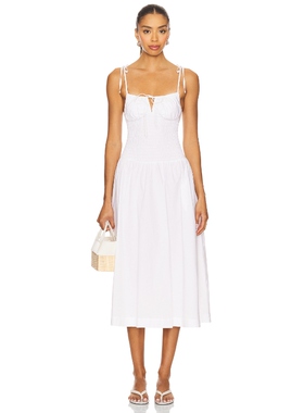 GUIZIO LURA 裙子 白色REVOLVE小众新款