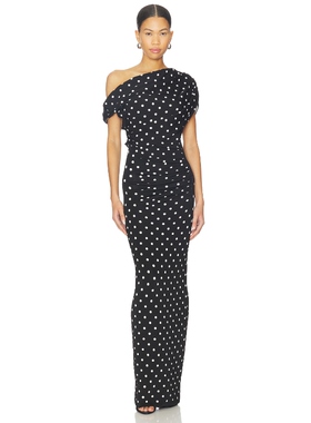 self-portrait DRESS 裙子 黑色REVOLVE小众新款