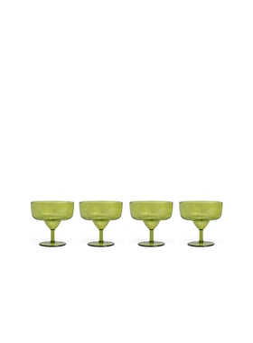 Here's How The Rue Margarita Glass Set Of 4 橄榄色 REVOLVE小