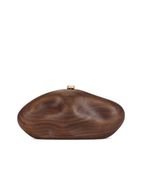 Cult Gaia THE CALDERA 手拿包 棕色 性感REVOLVE小众新款