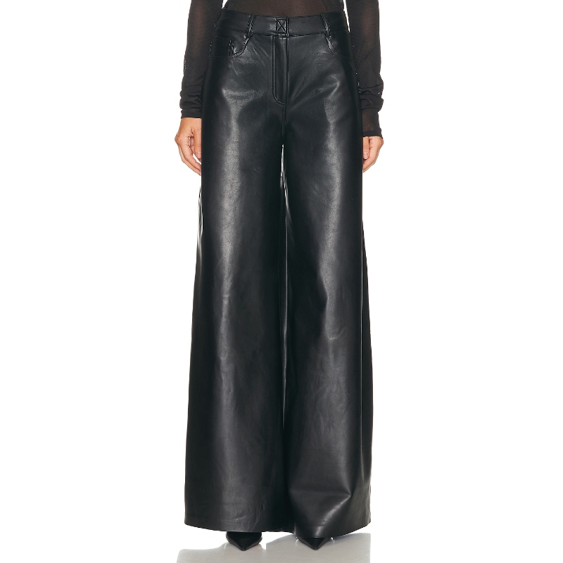 [秋冬新品]Norma Kamali 诺玛 卡玛丽 长裤 黑色REVOLVE小众