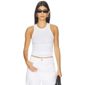 Muse 白色 Simple Neck Aya Top High Tank y2k辣妹风REVOLVE小众