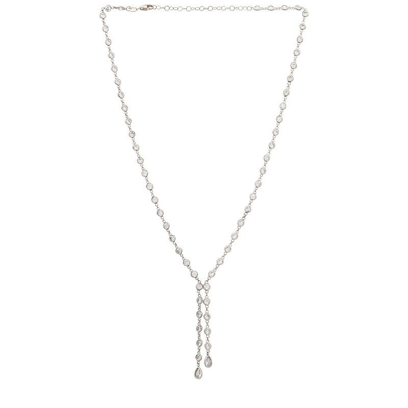 SHASHI Bezel Lariat Necklace项链revolve时尚小众新品