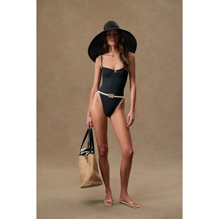 SAME 泳装 黑色 y2k辣妹风REVOLVE小众新款