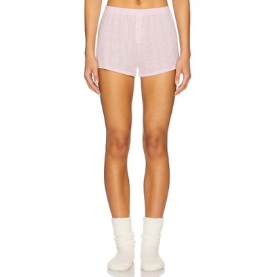 Negative Underwear浅粉裤装纽扣甜美风早秋新品短裤REVOLVE