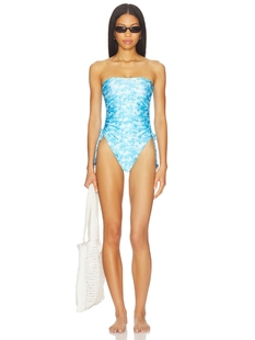 Kulani Kinis 一件式泳装 revolve小众新款 蓝色
