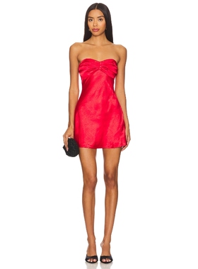 MORE TO COME PALOMA 裙子 红色 y2k辣妹风REVOLVE新款