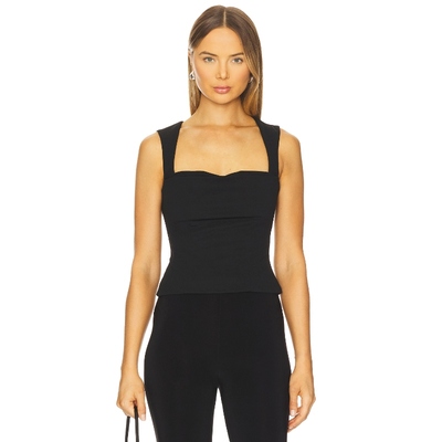 Runaway The Label KODY 上装 黑色 y2k辣妹风REVOLVE小众新款