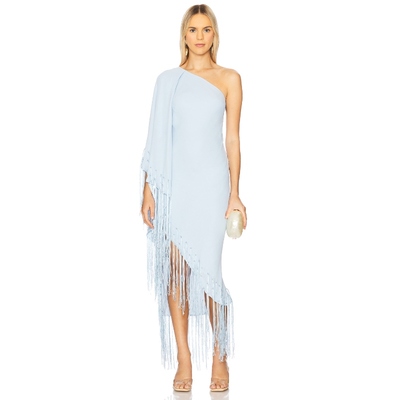 Cult Gaia ESPERANZA 中长款连衣裙 Baby Blue 性感礼服REVOLVE小