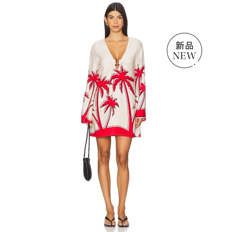 [秋冬新品]SEVEN WONDERS FLORENCE 连衣裙女 米色REVOLVE小众