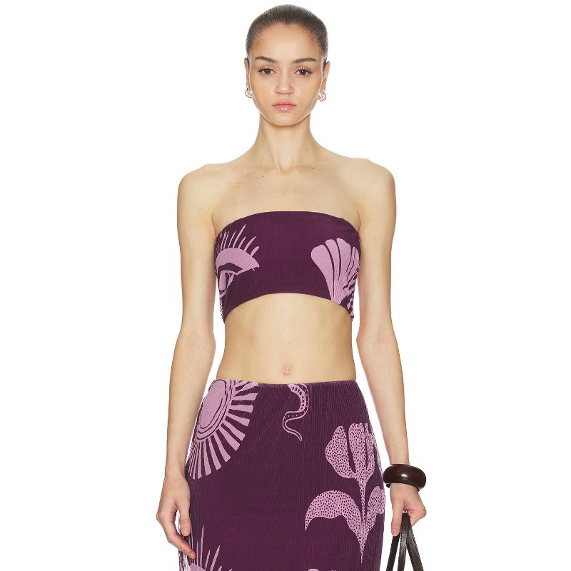 Cala de la Cruz ODESSA 上装 紫色REVOLVE小众新款