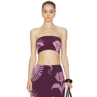 Cala de la Cruz ODESSA 上装 紫色REVOLVE小众新款