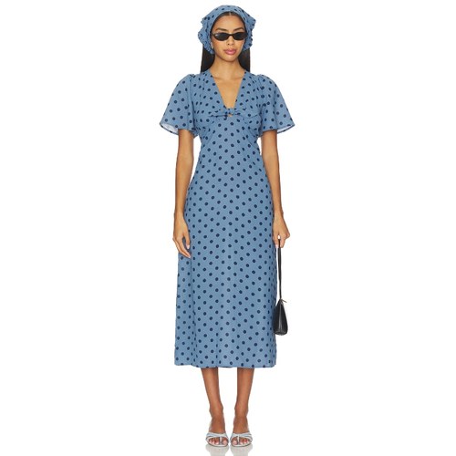 Lisa Says Gah JESS 裙子 蓝色REVOLVE小众新款