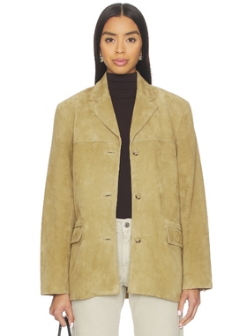 EAVES AROA 夹克 棕色REVOLVE小众新款