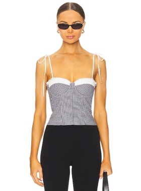 MORE TO COME上装 黑色 y2k辣妹风REVOLVEMiu系千金风