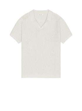 [冬季新品]Marine Layer Conrad Sweater Polo 淡灰色REVOLVE小众