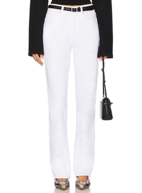 [冬季新品]FRAME牛仔裤白色直筒裤丹宁EVOLVE