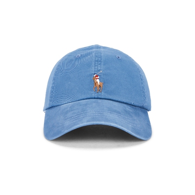 Polo Ralph Lauren夏季新品浅蓝帽子刺绣logo弯檐休闲REVOLVE