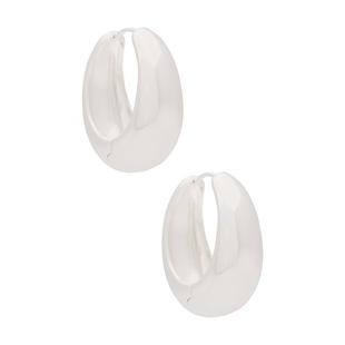 SHASHI CAMERON 环状耳环 金属银色REVOLVE小众新款