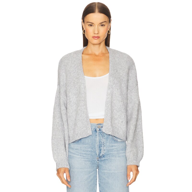 [冬季新品]Stitches & Stripes 开衫 淡灰色REVOLVE小众