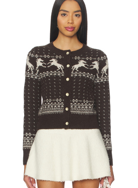 HEARTLOOM ESTI 毛衣 休闲时尚潮流REVOLVE  棕色