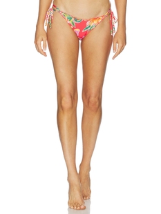 Seafolly BRAZILIAN LOOPED 臀侧系带内裤 revolve小众新款 珊瑚