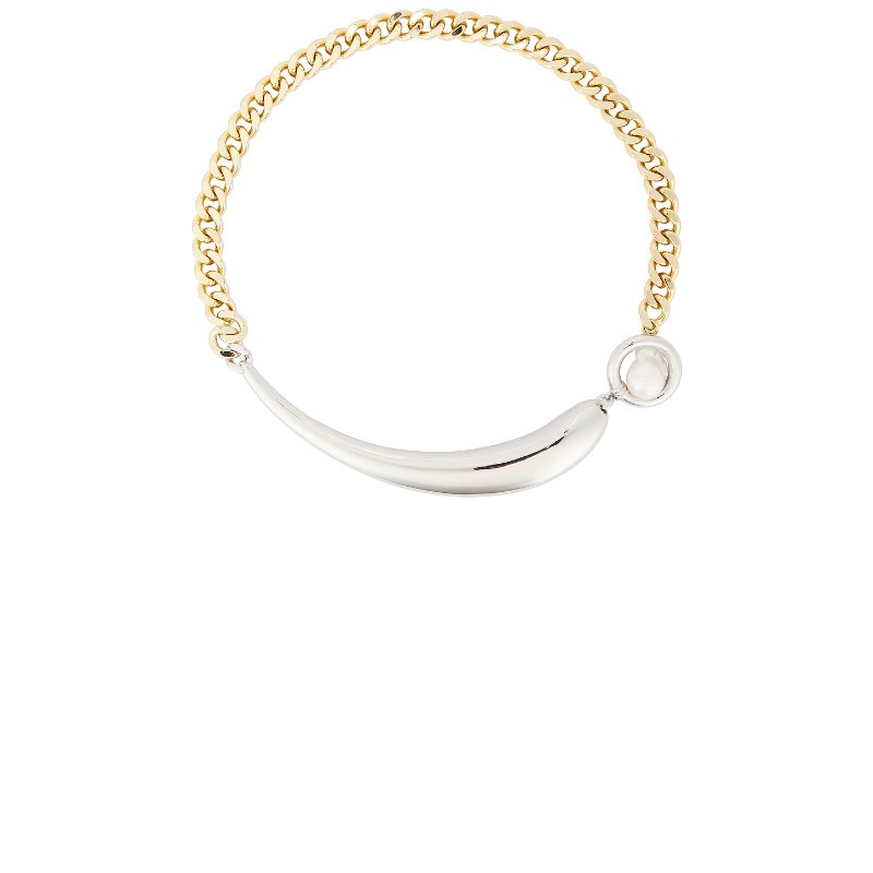 Demarson MAUDE 套索项链 金属金色REVOLVE小众新款