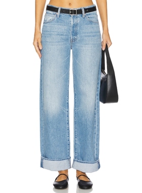 MOTHER DODGER 牛仔裤 蓝色 美式复古风REVOLVE小众新款