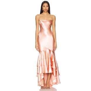 [春季新品]Lovers and Friends JULIE 长裙粉红胭脂系列REVOLVE