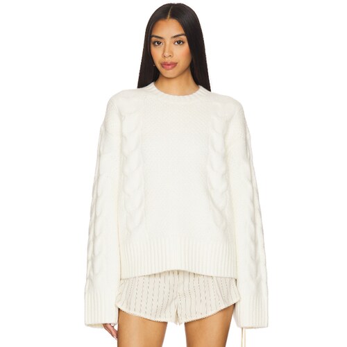 [春季新品]Lovers and Friends 毛衣象牙白羊毛衫REVOLVE小众