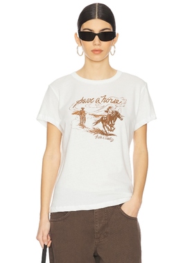 [冬季内搭]EB Denim SAVE A HORSE 上装白色辣妹风REVOLVE新款