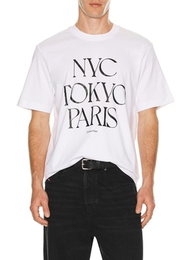 Calvin Klein 凯文克莱 FLAGSHIP T恤 白色REVOLVE小众新款