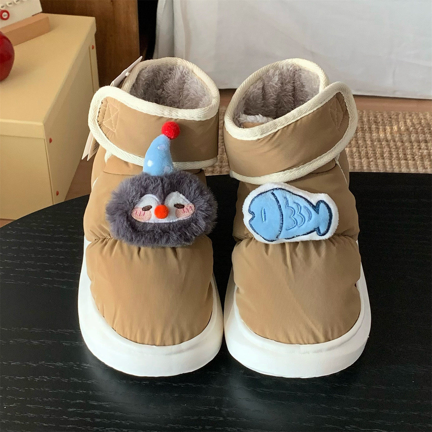 舒适厚底女士户外穿雪地
